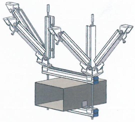 矩形風(fēng)管雙向剛性吊架(圖1)